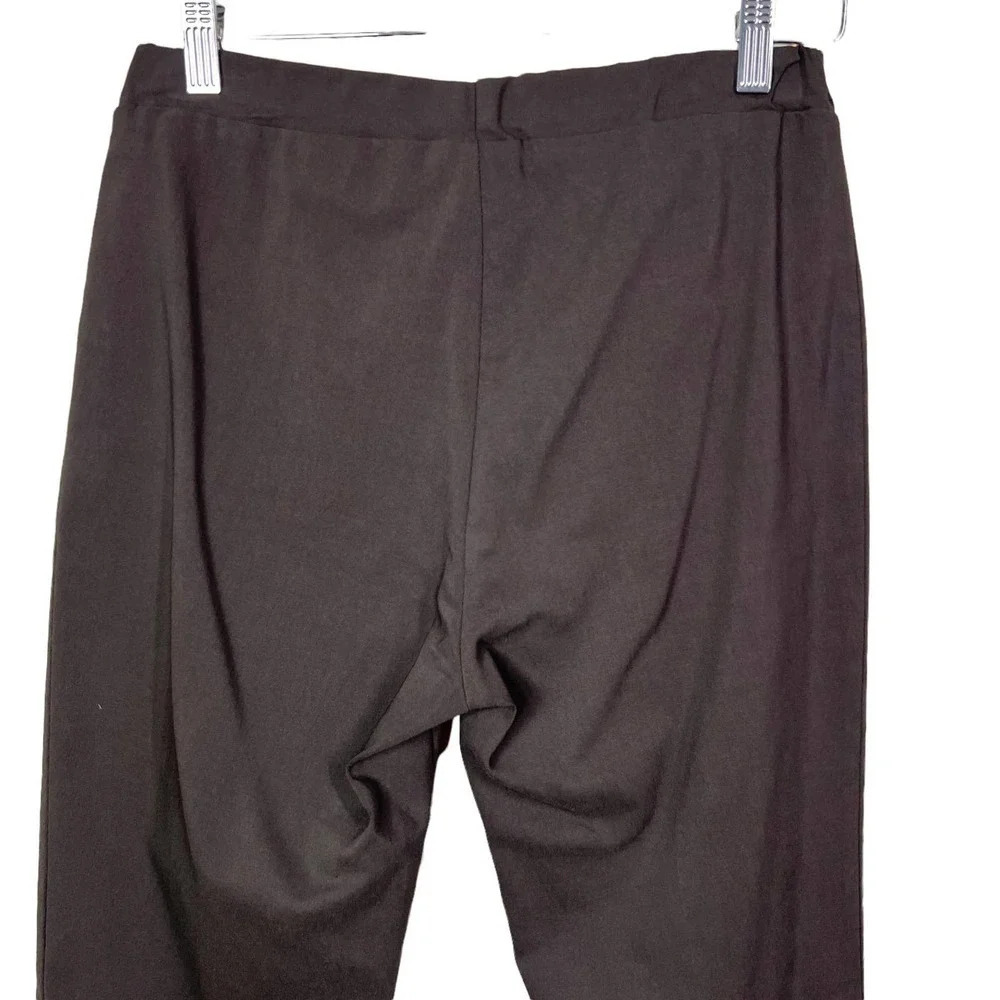 Clara Sunwoo Pull On Elastic Waist Legging Pants Brown Size Medium - Picture 6 of 10